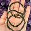 Dark Green Serpentine Bracelets - 4mm Mini