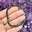 Dark Green Serpentine Bracelets - 4mm Mini