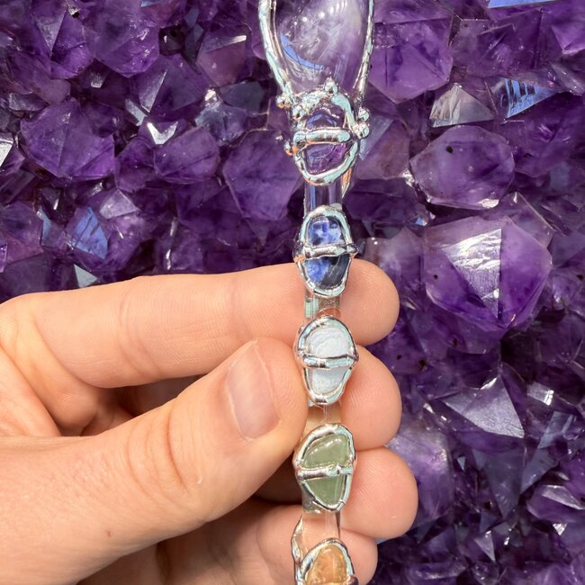 Chakra Medium Wand w/Acrylic Stand
