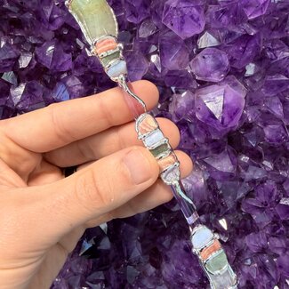 Letting Go Medium Wands - Acrylic Stand Included - Double Terminated DT Handmade Reiki Infused - Healing