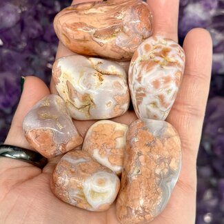 Pink (Cotton Candy) Agate - Tumbled