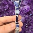 Indigo Medium Wands - Acrylic Stand Included - Double Terminated DT Handmade Reiki Infused - Healing
