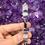 Violet Flame Medium Wands - Acrylic Stand Included - Double Terminated DT Handmade Reiki Infused - Healing