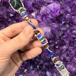 Magic Medium Medium Wands - Acrylic Stand Included - Double Terminated DT Handmade Reiki Infused - Healing