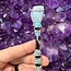Keep Me Safe Medium Wands - Acrylic Stand Included - Double Terminated DT Handmade Reiki Infused - Healing