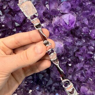 Soulmate Medium Wands - Acrylic Stand Included - Double Terminated DT Handmade