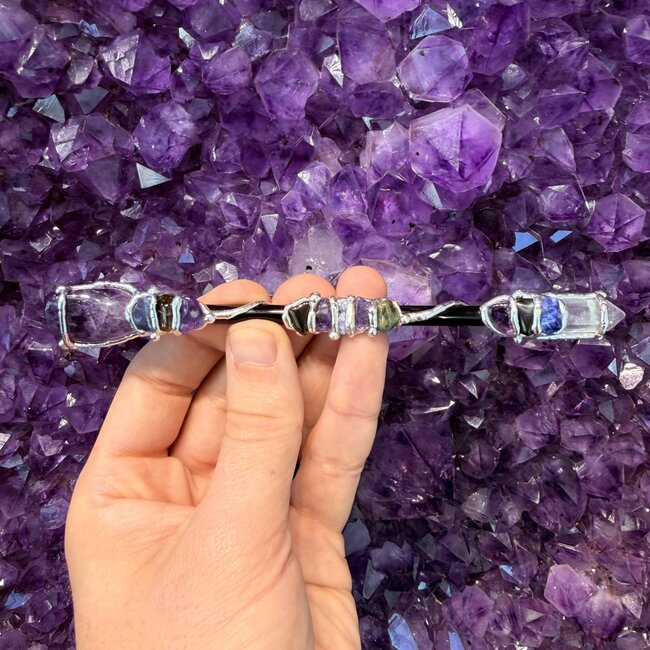 Weight Loss Medium Wands - Acrylic Stand Included - Double Terminated DT Handmade