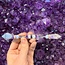 Serenity Medium Wands - Acrylic Stand Included - Double Terminated DT Handmade