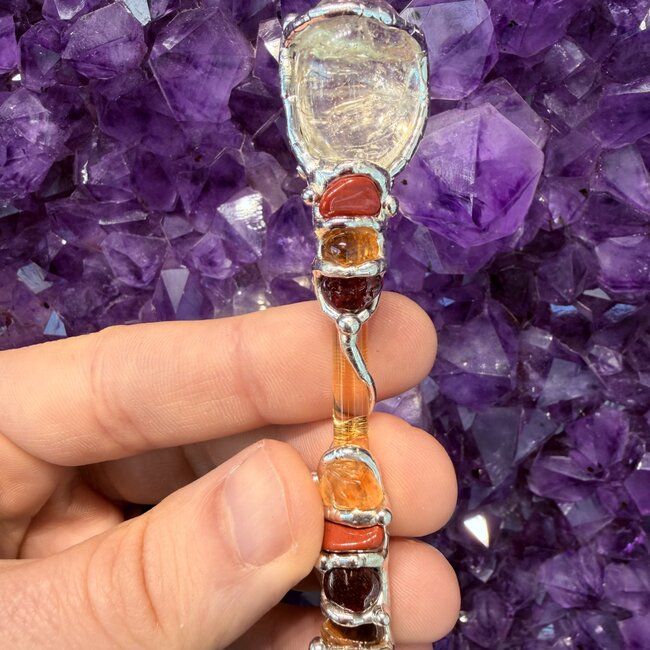 Success Medium Wands - Acrylic Stand Included - Double Terminated DT Handmade