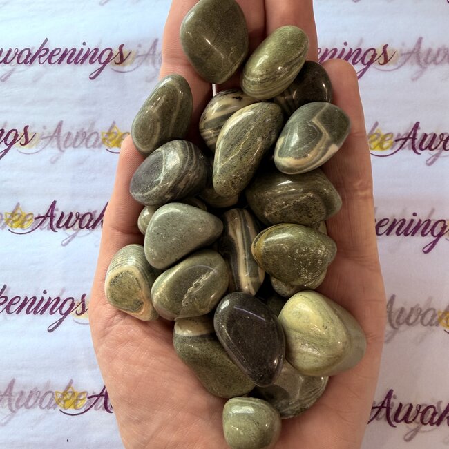 Melarite Jasper - Tumbled