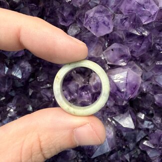 Guatemalan Jade Crystal Rings - Size 6