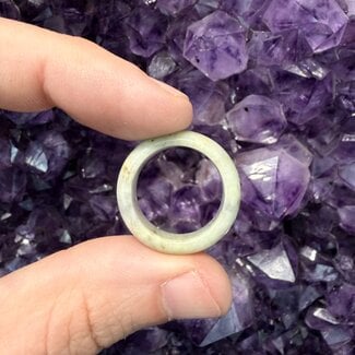 Jade Crystal Rings - Size 3