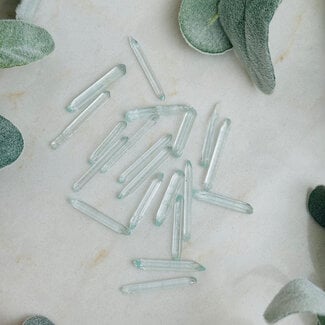 Aquamarine Needles - Rough Raw Natural Sticks Points (1-1.5")