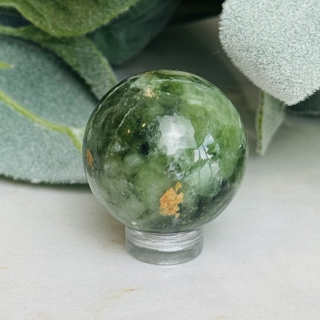 Green Afghanite (Afghan Lapis) Sphere Orb Globe - 30-35mm