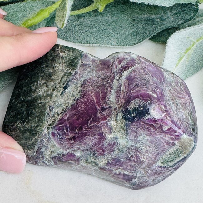 Ruby in Fuchsite Kyanite Free Form - Large