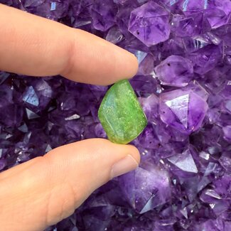 Mali Green Garnet - Tumbled