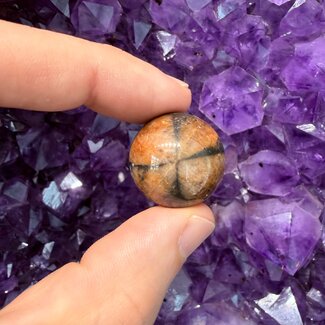 Chiastolite Sphere - 22-28mm