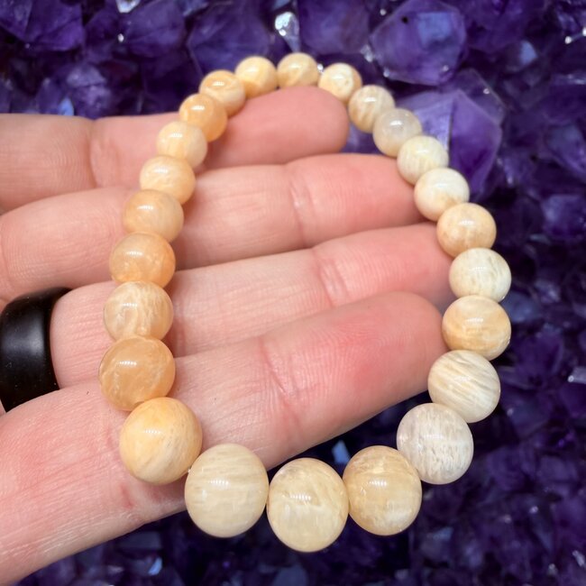 Golden Feldspar Bracelets - 8mm