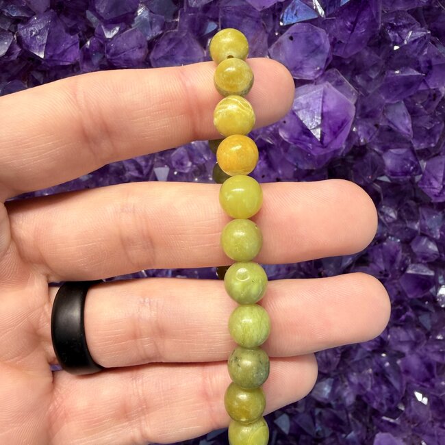 Irish Connemara Green Marble Bracelets - 8mm