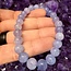 Blue Aqua Jade (Color Enhanced) Bracelets - 8mm