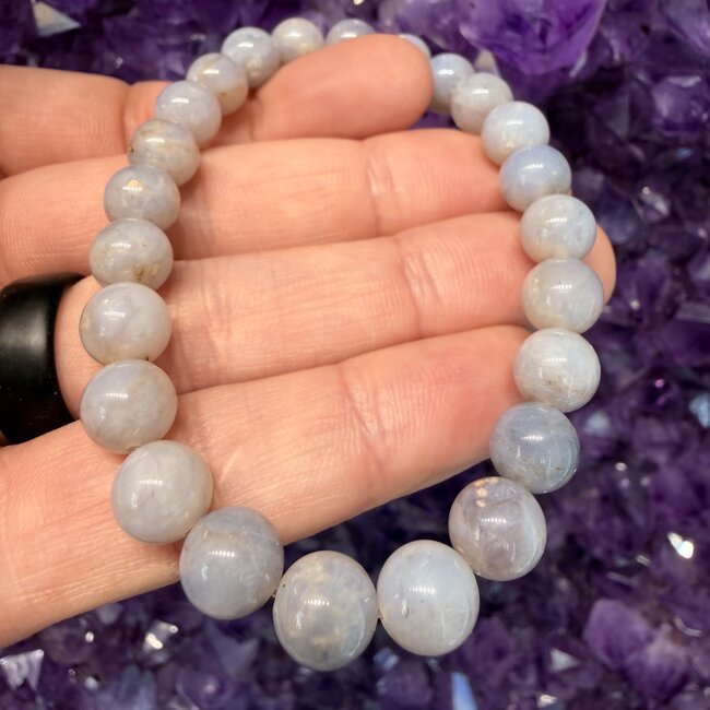 Blue Rose Quartz Bracelets - 8mm