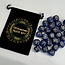Sodalite Runes Set - Divination Tool Elder Futhark Casting Nordic Set
