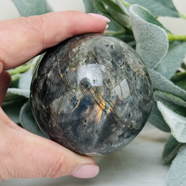 Labradorite Spheres Orb Globe - 60-65mm