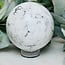 White Howlite (Magnesite) Sphere Orb Globe -75-80mm