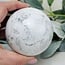 White Howlite (Magnesite) Sphere Orb Globe -75-80mm