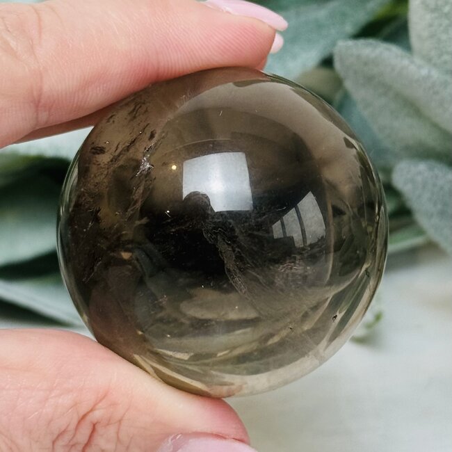 Smoky (Smokey) Quartz Spheres Orb Globe - 45-50mm