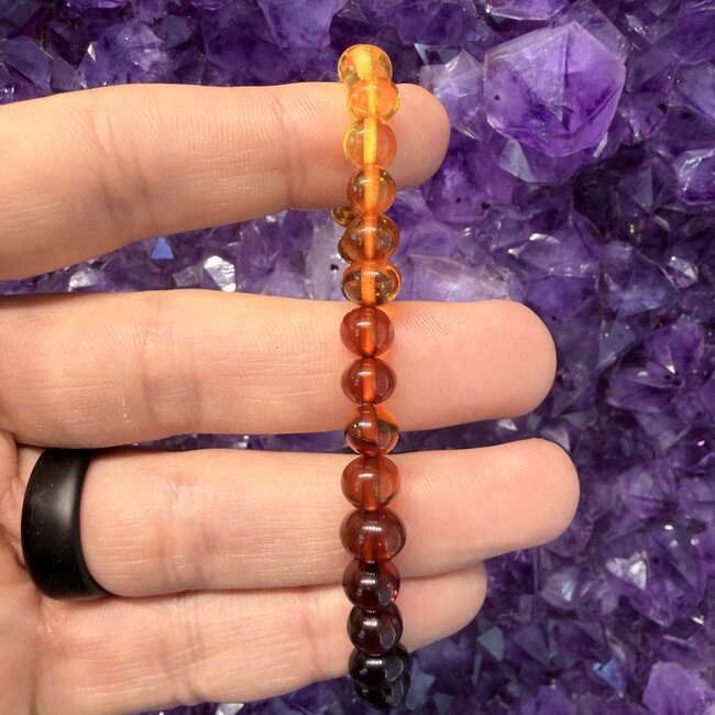 Ombré Baltic Amber Bracelets - 5-6mm Gradient