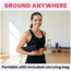 Grounding Earthing Mat (24"x16") - EMF Protection Ground Pad for Desk Bed & Wellness Therapy Inflammation
