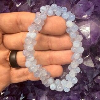 Blue Lace Agate Grape Bracelets