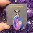 Aurora Opal Oval Pendant - Sterling Silver