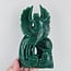 Green Aventurine Phoenix Carving - Specimen Figurine 7.5"x4"