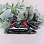 Bloodstone (Seftonite Heliotrope)  7 Seven Tailed Fox Carving - Specimen Figurine 5"x6.5"