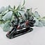 Bloodstone (Seftonite Heliotrope)  7 Seven Tailed Fox Carving - Specimen Figurine 5"x6.5"