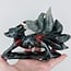 Bloodstone (Seftonite Heliotrope)  7 Seven Tailed Fox Carving - Specimen Figurine 5"x6.5"