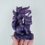 Lepidolite 7 Seven Tailed Fox Carving - Specimen Figurine 5"x3"