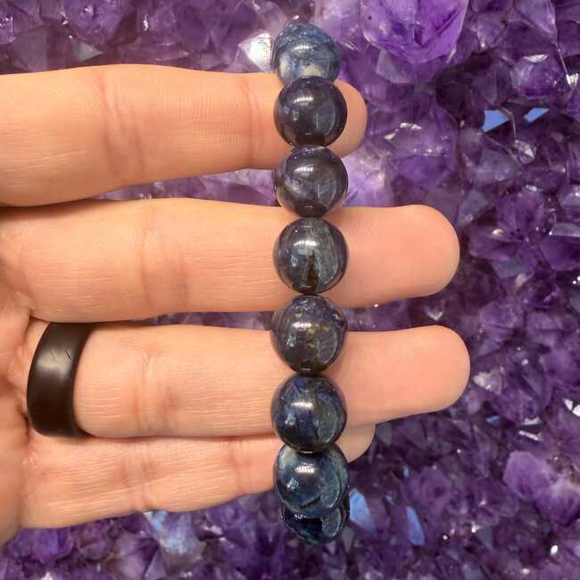 Richterite (Blue Sugilite) Bracelets - 12mm