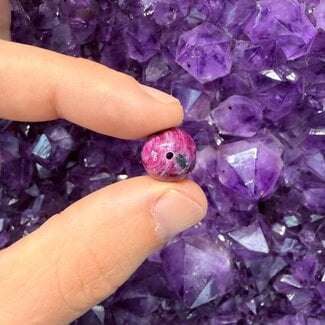 Eudialtye & Aigirine (AAA Grade) Beads - 12.5mm