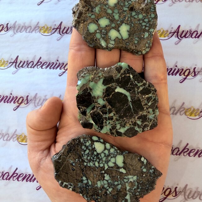 Lavender Variscite Slab Slice Stone - 31 grams