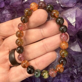 Watermelon Tourmaline (AAA Grade) Bracelets - 8mm