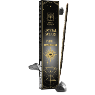 Pyrite Crystal Scents Smudge Kit - 20g Soul Incense Sticks  - Pyrite Crystals Included