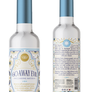 Go Away Evil Cleansing Water - 7.5oz Intention Ritual - Good Earth Soul Sticks