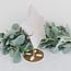 Rose Quartz Star on Gold Stand Pin - Specimen Carving 9"