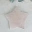 Rose Quartz Star on Gold Stand Pin - Specimen Carving 9"