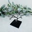 Multi Mini Silver Sphere Stands on Black Base - 5.5"