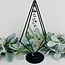 Diamond Sphere Holders Stands - Amethyst Chain Cat Kitten on Cresent Moon Black 11"