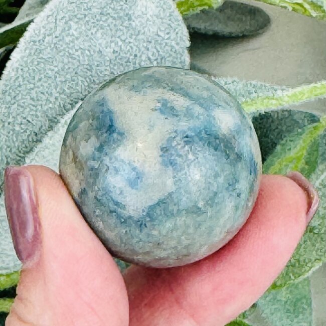 Afghanite (Afghan Lapis) Sphere Orb Globe - 25-30mm